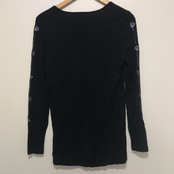 Nwt Tricotto knit tunic/sweater fashionable "Cat" Paris Girl long sleeve XS - Picture 7 of 13